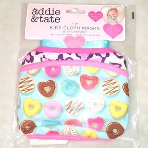 🆕️KIDS 3 piece donut cloth mask set